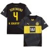 Camiseta de fútbol Borussia Dortmund N. Schlotterbeck 4 Segunda Equipación 2024-25 - Hombre